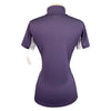 Horze 'Trista' Short Sleeve Sunshirt in Plum