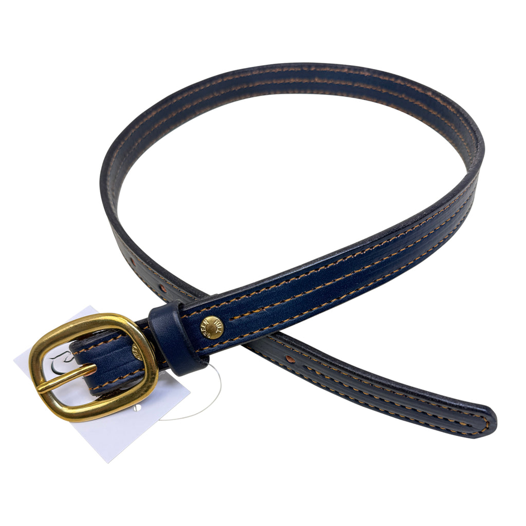 Green Hill Collection 'The 1" Halter' Belt in Navy