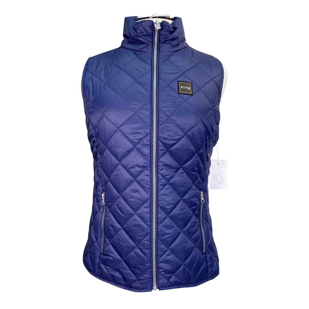 FITS 'Ainsley' Quilted Vest in Blue