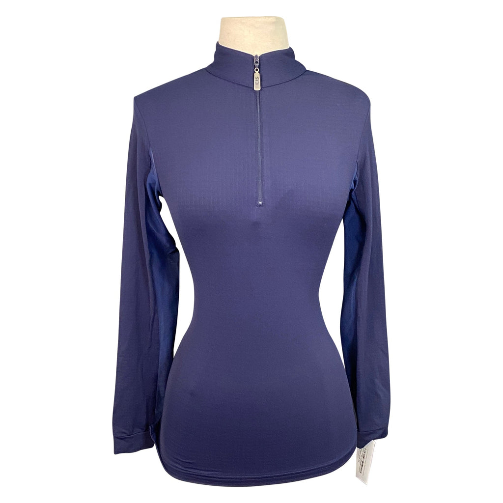 EIS 1/4 Zip Base Layer in Navy - Women's XS