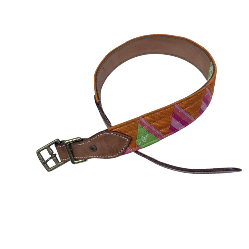 Boy-O-Boy Bridleworks Stirrup Buckle Belt
 in Orange/Pink - Children's Large