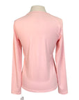 Hannah Childs 'Harper' Long Sleeve Tech Tee in Blush - Women's Small