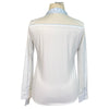 RJ Classics 'Rebecca' Show Shirt in White/ Blue Anchors