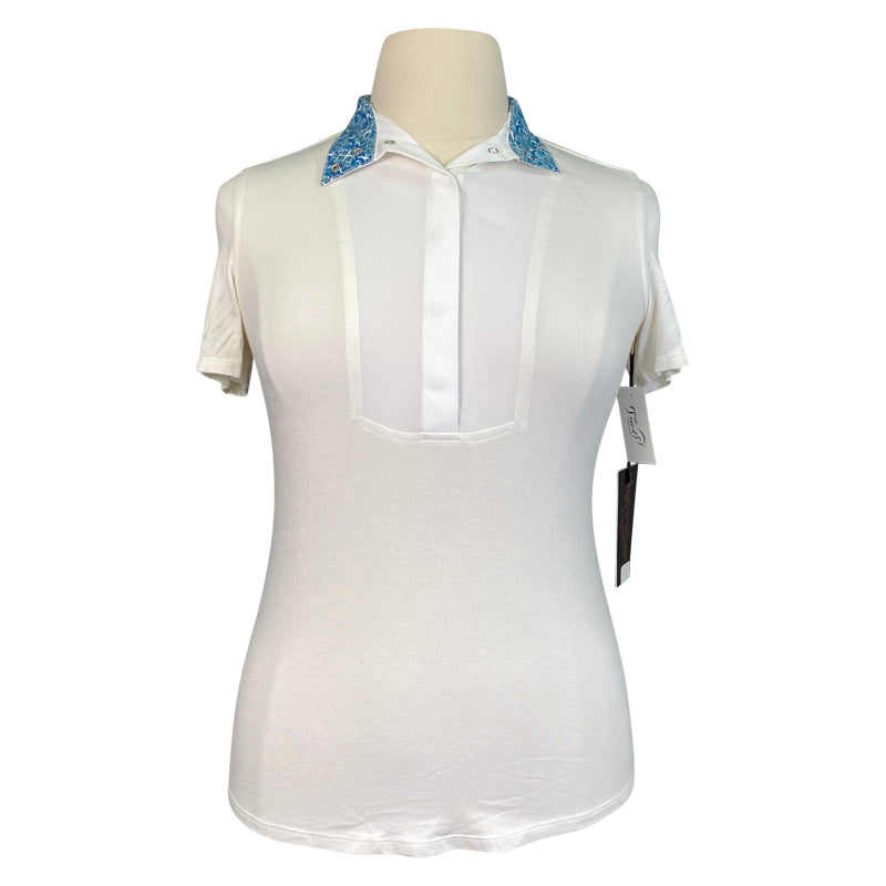Chestnut Bay 'Liberty' Short Sleeve Show Shirt in Eggshell