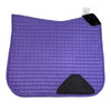 Schneiders Suede Dressage Saddle Pad W/ Fleece in Purple