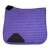 Schneiders Suede Dressage Saddle Pad W/ Fleece in Purple