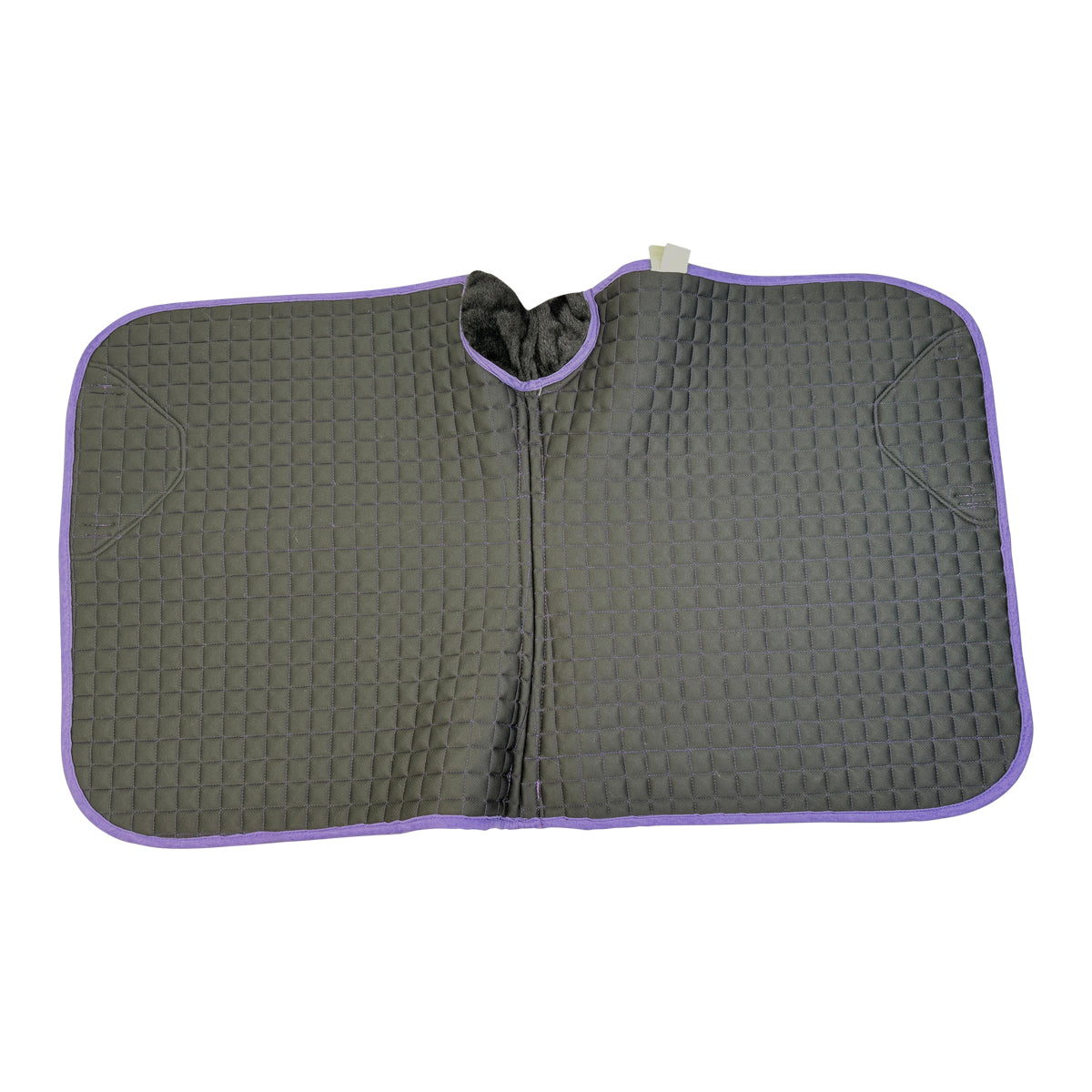 Schneiders Suede Dressage Saddle Pad W/ Fleece in Purple