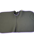 Schneiders Suede Dressage Saddle Pad W/ Fleece in Purple