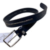Otto Schumacher Crystal Belt in Navy w/ White Crystals