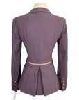 Samshield 'Victorine' Crystal Fabric Competition Jacket in Aubergine/Rose Gold - Women's FR 34 (US 4)