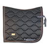 Equestrian Stockholm Dressage Saddle Pad in Grey/Rose Gold - Full