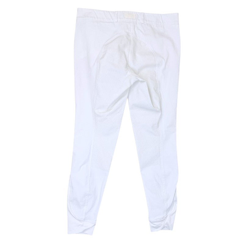 Dover Saddlery 'Beverly' Wicking Full Seat Breeches in White