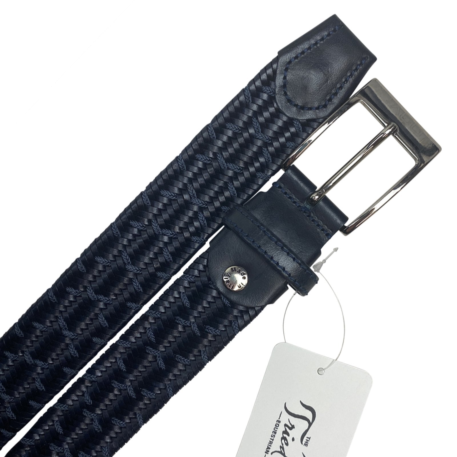 IAGO 'Galante' Belt in Navy