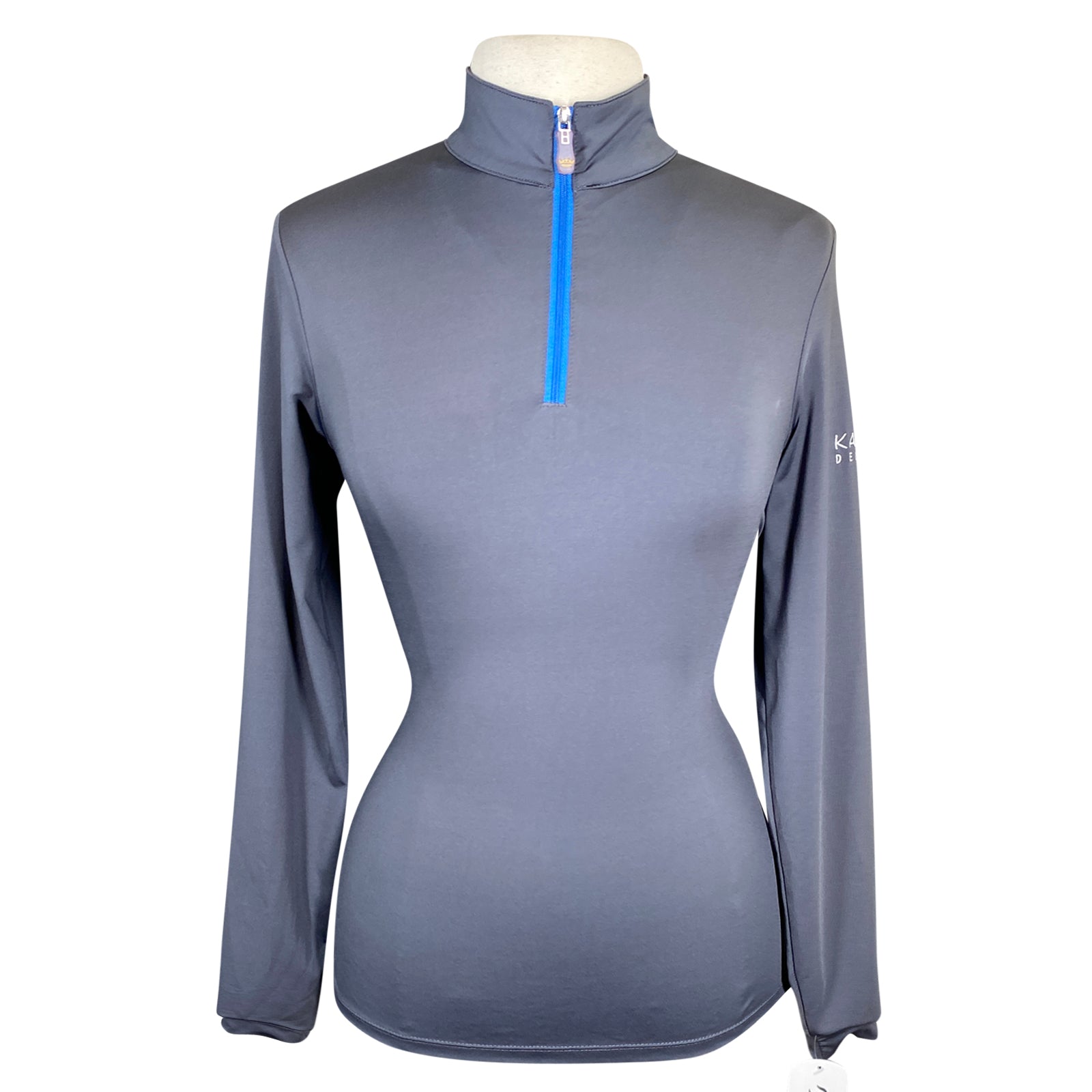 Kastel 'Charlotte' Autumn Baselayer in Grey/Blue Accents - Women's XS