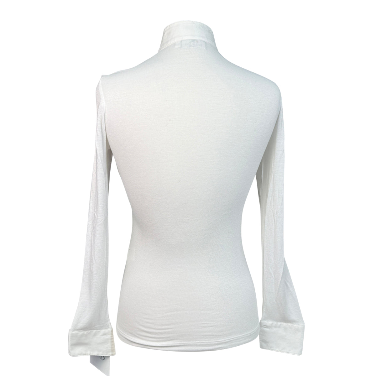 Equiline Embossed Show Shirt in White