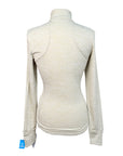 Ariat TEK Cold Series 'Gridwork' Quarter Zip Baselayer in Raw Canvas