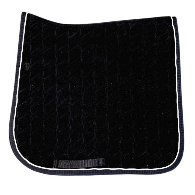 Kincade Velvet Dressage Pad in Black