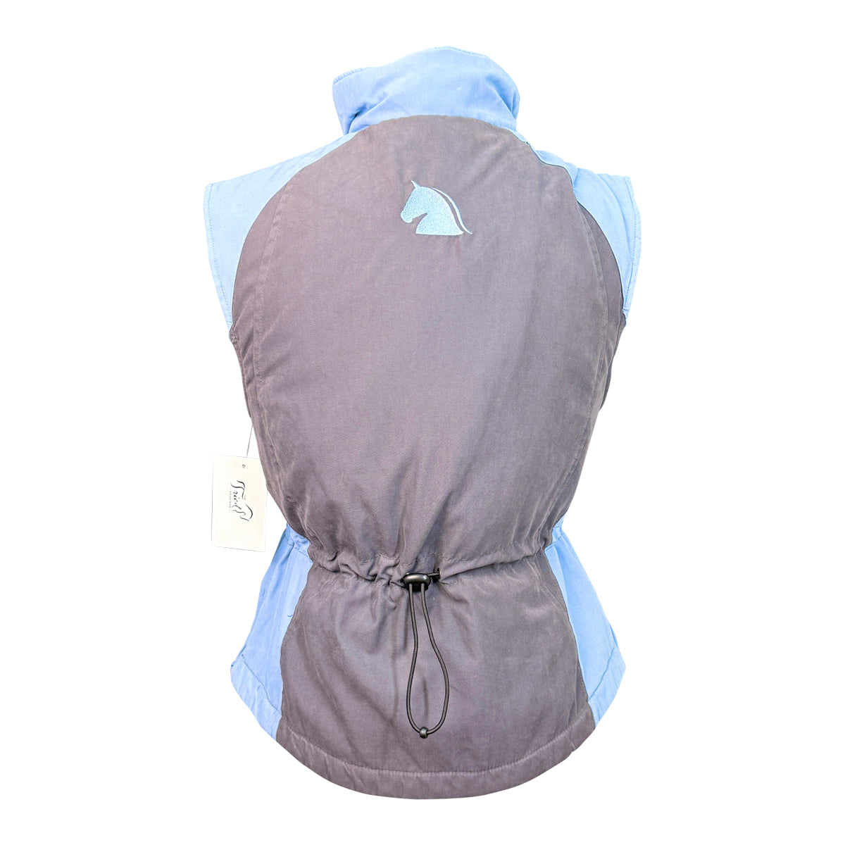 Dublin Vest in Grey/Blue