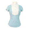 Cavalleria Toscana Show Shirt in Geometric Teal