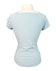 Cavalleria Toscana Show Shirt in Geometric Teal