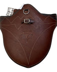 Voltaire Design Long Belly Guard Girth in Brown 