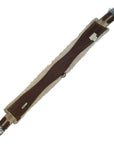 Lettia Clik Girth with CoolMax in Brown/White 