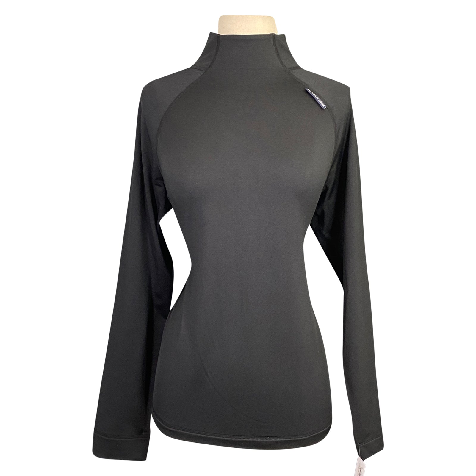 Mountain Horse Mock Neck Baselayer in Black