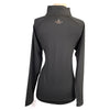 Mountain Horse Mock Neck Baselayer in Black