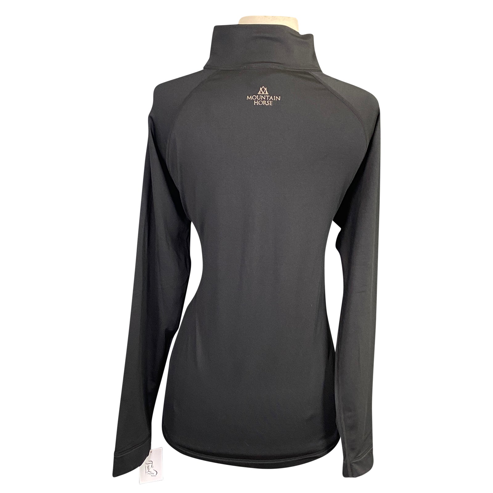 Mountain Horse Mock Neck Baselayer in Black