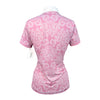 Romfh 'Schuyler' Short Sleeve Show Shirt  in White/Pink Ivy