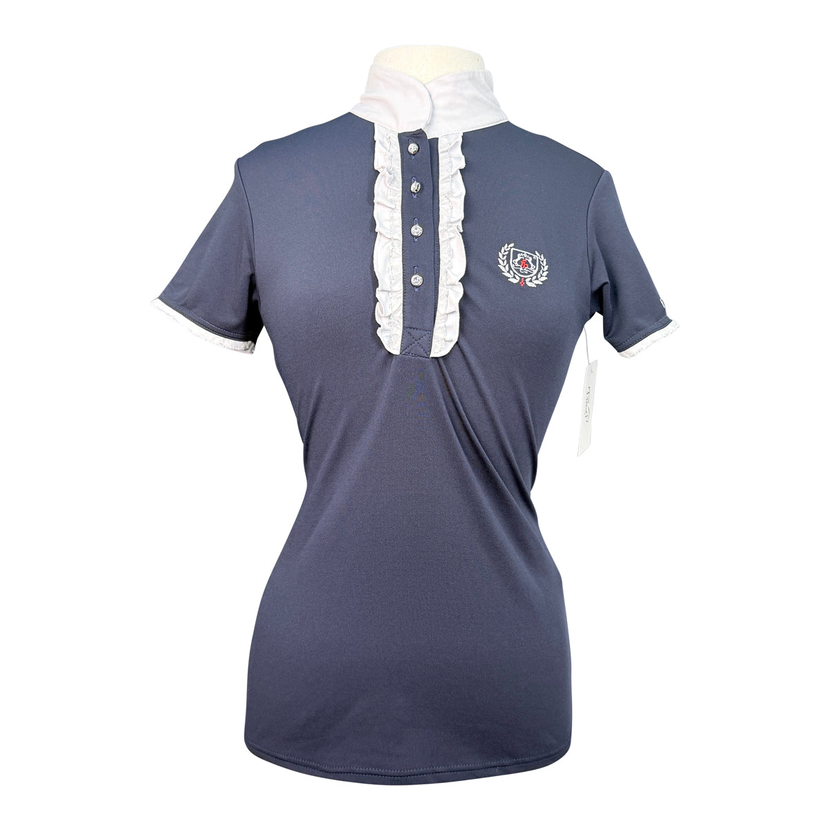 Fair Play Short Sleeve Show Shirt in Navy