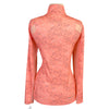 Back of Ariat 'Sunstopper 2.0' Shirt in Coral Trot Line - Women's  XS
