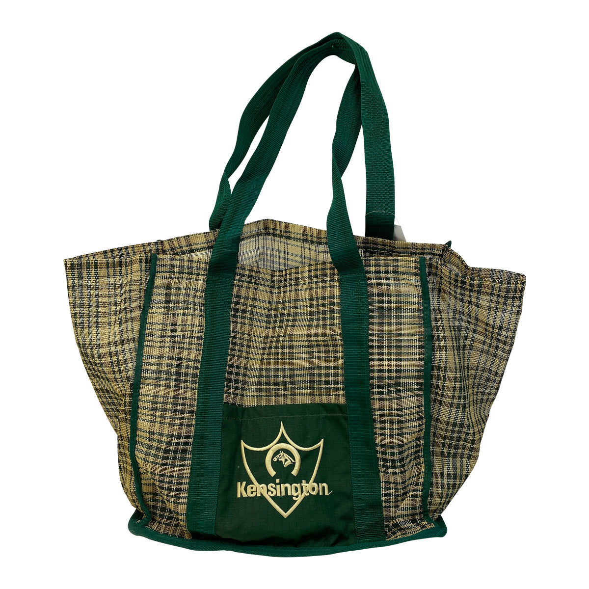 Kensington Large Tote Bag in Green/Plaid