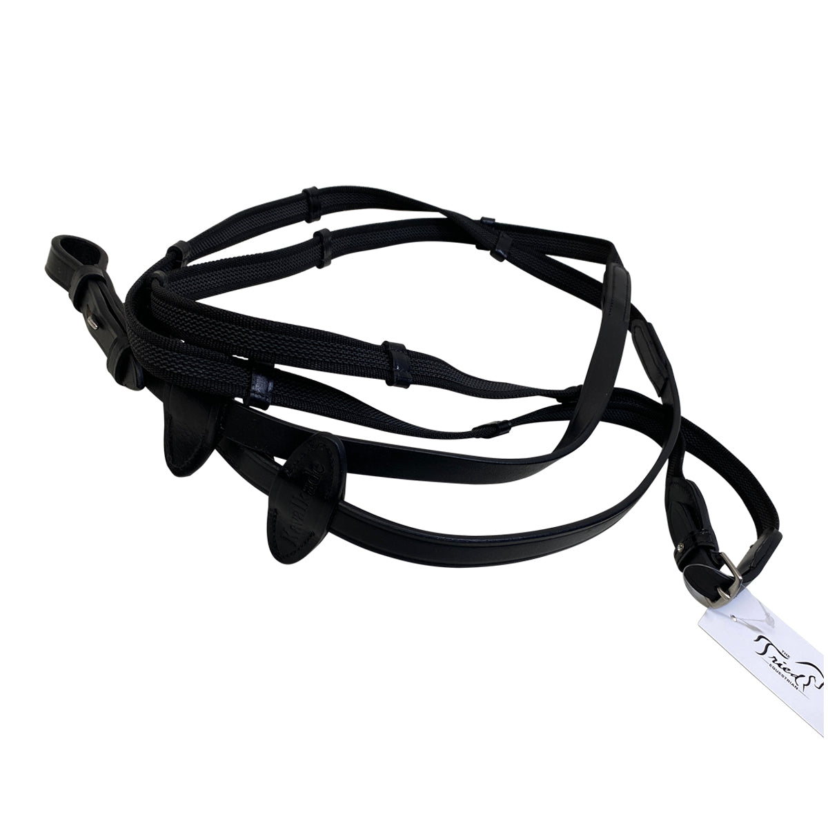 Kavalkade Webbed Grip Reins in Black