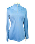 BR Equestrian L/S Zip Up in Sapphire Blue