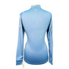 BR Equestrian L/S Zip Up in Sapphire Blue