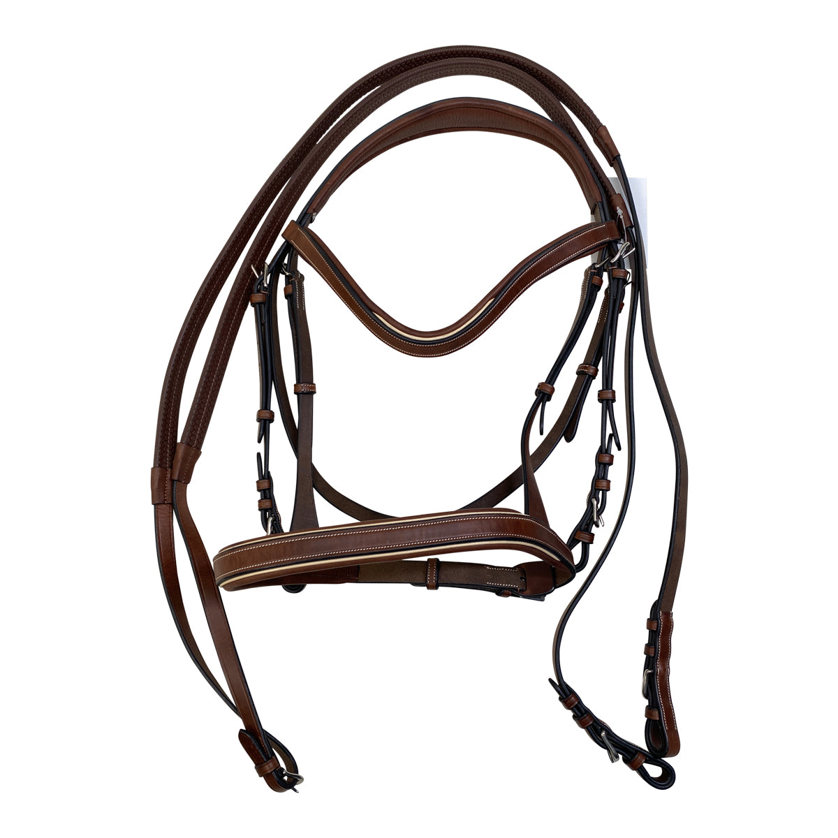 Arc De Triomphe 'Classique' Anatomical Bridle in Cognac
