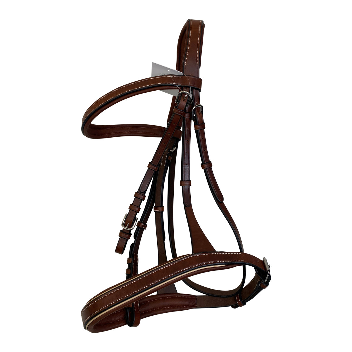 Arc De Triomphe 'Classique' Anatomical Bridle in Cognac