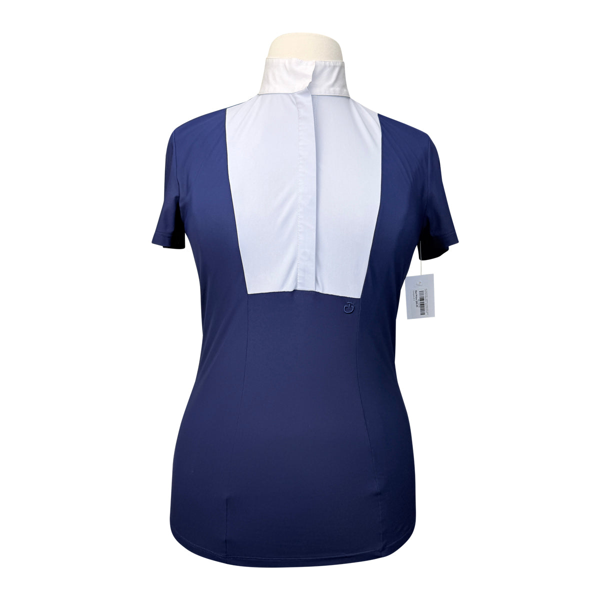 Cavalleria Toscana Short Sleeve Show Shirt in Navy/Blue