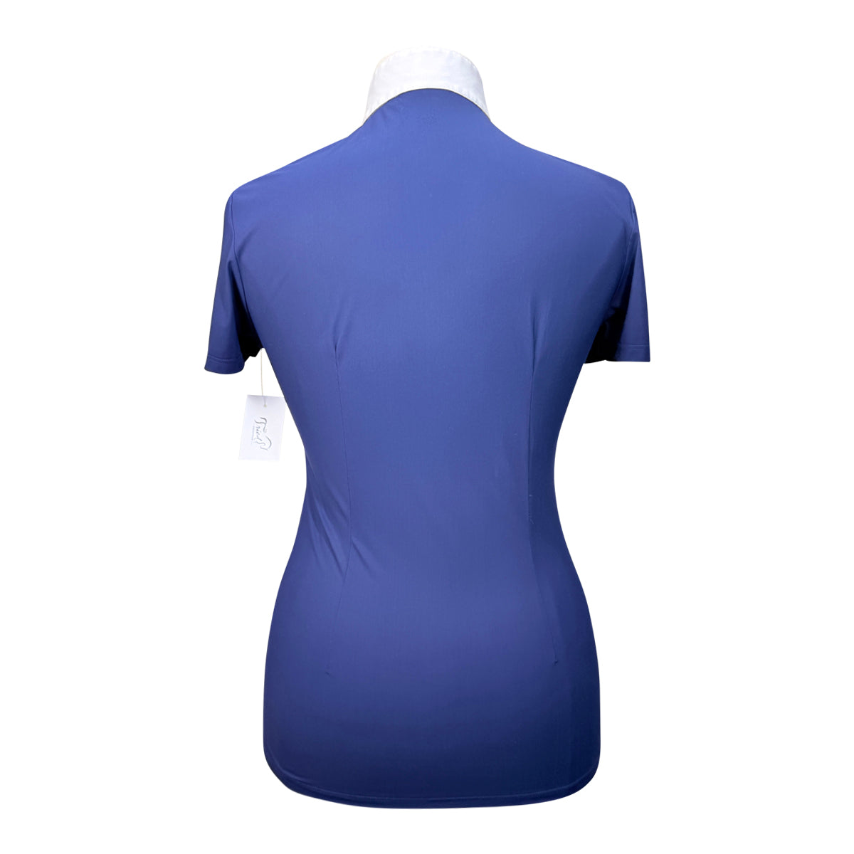 Cavalleria Toscana Short Sleeve Show Shirt in Navy/Blue