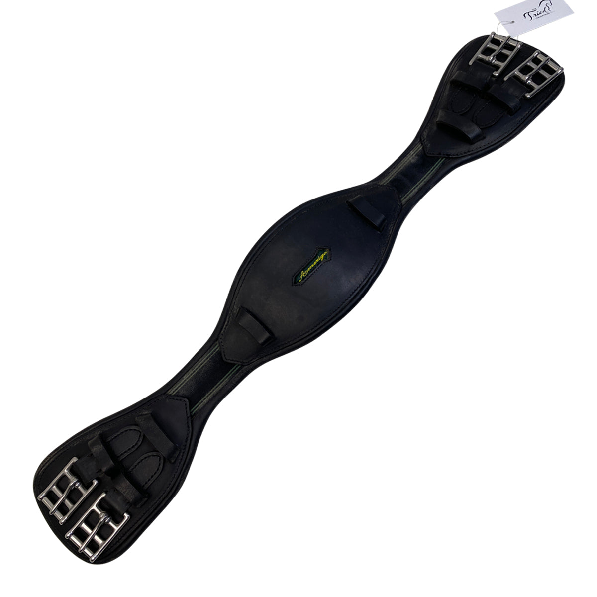 Amerigo Elastic Dressage Girth in Black