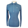 Ariat Snap Sun Shirt in Navy/Teal Geo - Women's Small