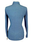 Ariat Snap Sun Shirt in Navy/Teal Geo - Women's Small