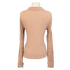 Euphoric Equestrian 'Coco Waffle Polo' in Tan - Women's Small