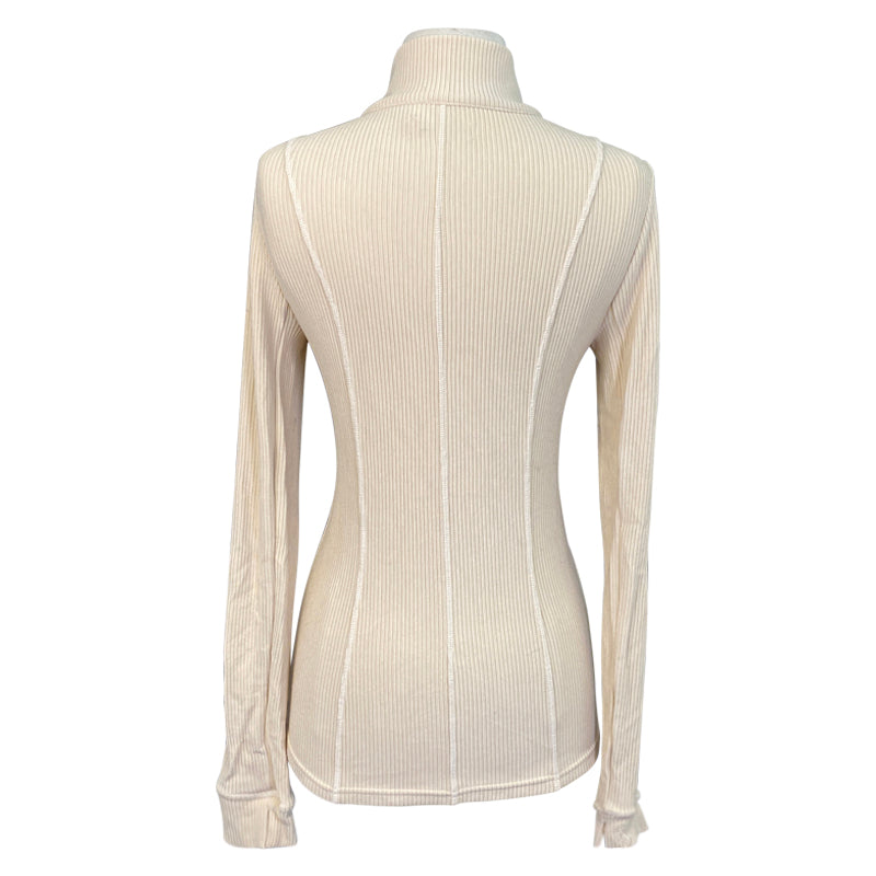 Back of Solid Citizen 'Kori' The Pullover Sweater in Vanilla Bean - Women's Medium