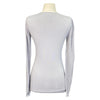 AA Platinum Perforated Sweater in Cloud