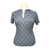 Ariat Pro Series Competition Top in Grey Diamonds 