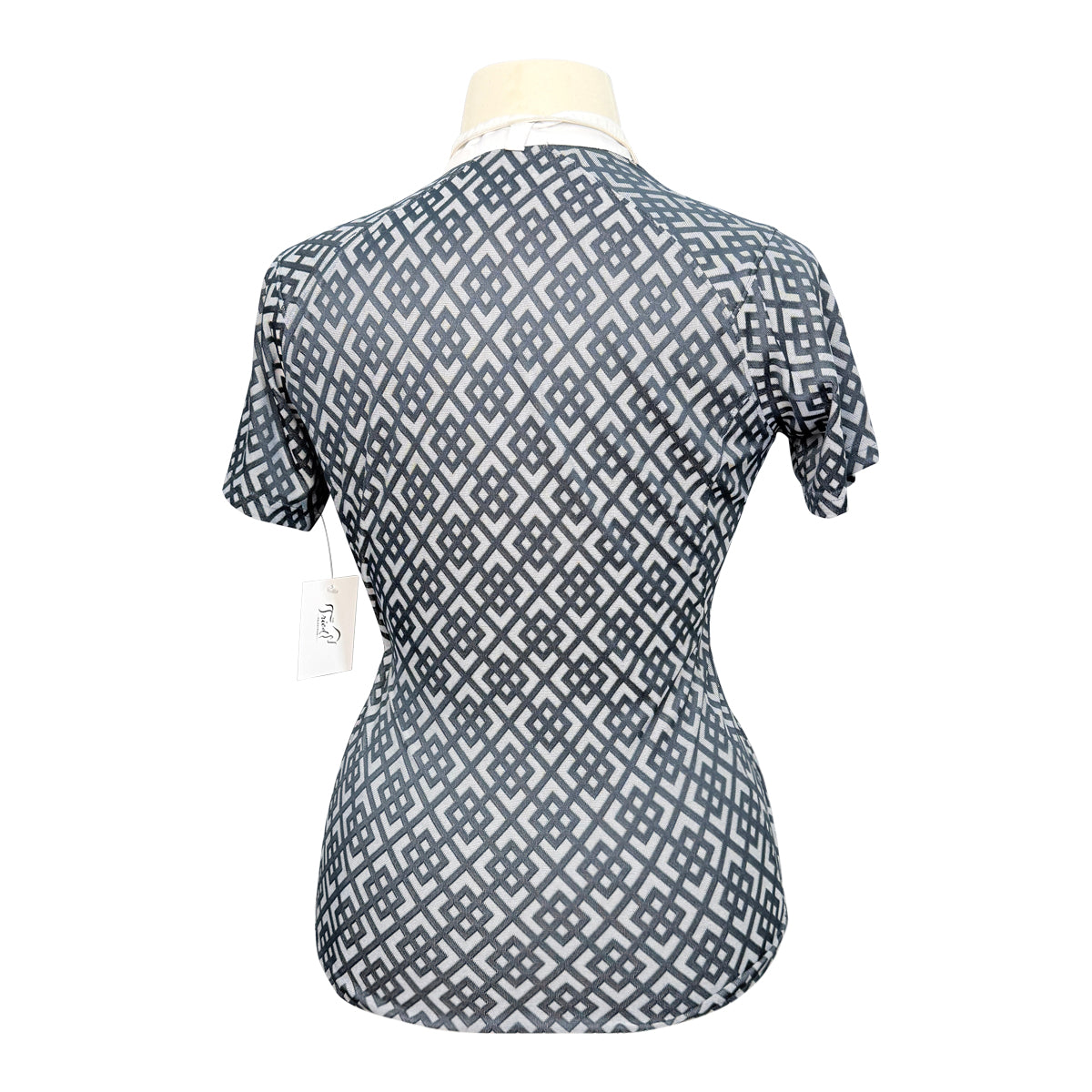 Ariat Pro Series Competition Top in Grey Diamonds 