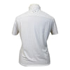 Vala Elsa Mesh Short Sleeve Zip in White
