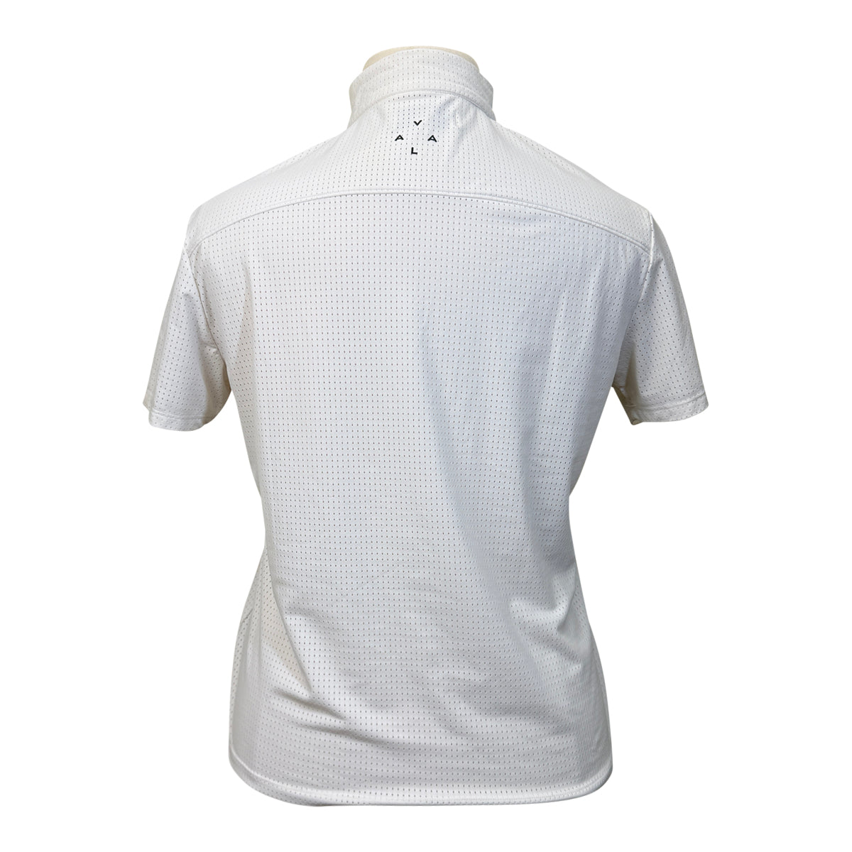 Vala Elsa Mesh Short Sleeve Zip in White